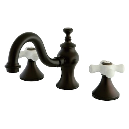 Kingston Brass KC7165PX 8" Widespread Bathroom Faucet, Oil Rubbed Bronze KC7165PX